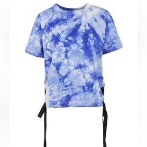 Sacai Tie Dye T-Shirt Sz M Blue/White